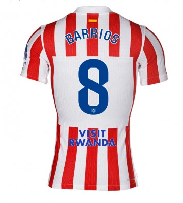Atletico Madrid Pablo Barrios #8 Primera Equipación 2025-26 Manga Corta